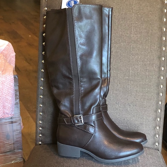croft & barrow Shoes Nwt Croft Barrow Brown Knee High Boots Poshmark